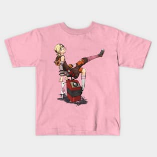 Lady Tina of Blowupyourfaceheim Kids T-Shirt